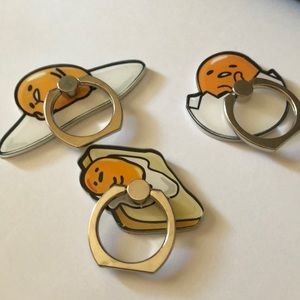 Gudetama Phone Holder Ring Bundle